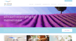 Desktop Screenshot of demeyeruitvaart.be